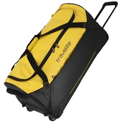 Travelite Basics Rollenreisetasche Gelb, gelb schwarz