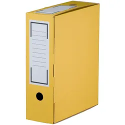 VEPATIM 20x Archiv-Ablagebox 315x96x260mm wiederverschließbar gelb