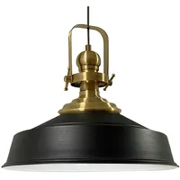 Bamyum Vintage Industrial Schwarz Hängelampe