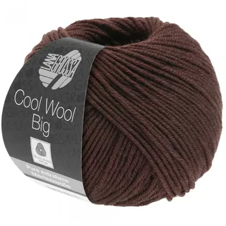 Lana Grossa Cool Wool Big | Extrafeine Merinowolle waschmaschinenfest und filzfrei | Handstrickgarn aus 100% Schurwolle (Merino) | 50g Wolle zum Stricken & Häkeln | 120m Garn