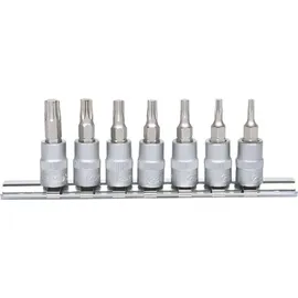 KS Tools 1/4 Bit-Stecknuss-Satz Torx 7-tlg. T10-T40