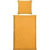 Erwin Müller Bettwäsche Bettwäsche "Landshut", Mako-Satin, Uni gelb