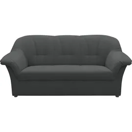 DOMO collection 3-Sitzer Couch Polyester Grau
