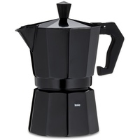 kela Espressobereiter Italia, 150 ml, für 3 Tassen, Aluminium, schwarz, 10553