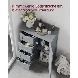 VASAGLE Badezimmerschrank 4 Schubladen