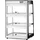 HENDI Beheiztes Thekendisplay, Schwarz, 220-240V/500W, 472x447x(H)775mm