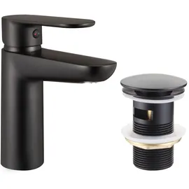 Primaster Prag Waschtischarmatur Schwarz Matt