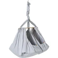 membantu Federwiege Zwillinge Premium Grau, Grau