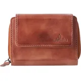 The Skandinavian Brand Damen Geldbörse cognac