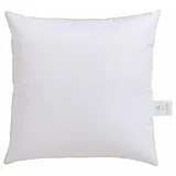 Frau Holle Federkissen FRAU HOLLE "Frau Holle", weiß, B:80cm L:80cm, Bezug: 100% Baumwolle. Füllung: 70% Gänsefeder, 30% Gänsedaunen, Kopfkissen, Kopfkissen 40x80 cm, 80x80cm, Für Hausstauballergiker geeignet