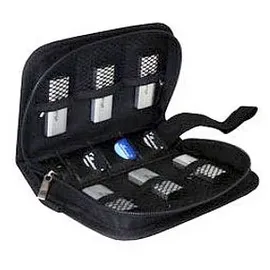 MediaRange BOX98 Speicherkarte-Gehäuse 3 Karten Nylon Schwarz