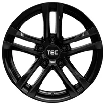 TEC Speedwheels AS4 black Gloss 7.5x17 ET 45 5/120 Alufelge schwarz