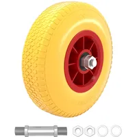 Wiltec Pannensicheres PU Rad 3,00-4 105 kg
