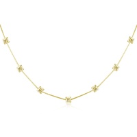 Spring necklace - Vergoldet-Silber Sterling 925 / 400 - 480 - 40-48 cm - By Anne