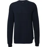 s.Oliver Strickpullover im Relaxed Fit mit Struktur - blau - XL