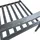 Lemodo Gartenbank 147 x 49 x 96 cm Schwarz