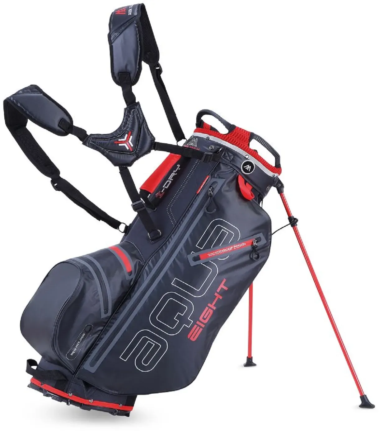 BIG MAX Standbag AQUA Eight, schwarz/rot