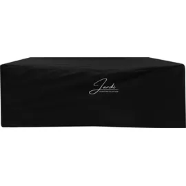 MONSTER SHOP Rattan Gartenmöbel 6-teiliges Set Schwarz Sofa Tisch mit 2 Aufbewahrungsboxen