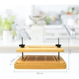 Joeji's Kitchen Bambus Tofupresse mit Abtropfschale – Joeji's Kitchen Tofu Presser Set