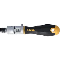 FELO Dest. Carraca Ergonic K 1/4 | Schraubendreher mit 3K-Griff, Ratsche und 180° Knickfunktion