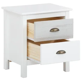 OTTO home Nachtschrank Pilatus 45 x 35 x 50 cm Weiß