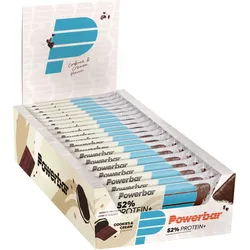 Powerbar 52% Protein Plus Cookies-Cream 20x50g - High Protein Low Sugar Riegel EINHEITSFARBE NO SIZE