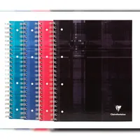 Clairefontaine 5x Konferenzblock A4, 120 Blatt kariert Sortiert 8292C