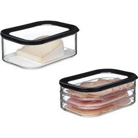 Mepal Modula Frischhaltedose schwarz 1,65 l 2-teiliges Set