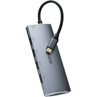 Equip Adapter USB-C St -> HDMI PD SD TF4K60Hz 0.15m sw