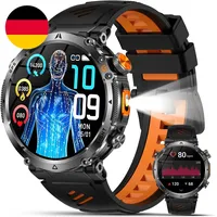 YUPENG Smartwatch Herren Militär Mit AI-GPT, 850Mah, 1,7" Fitnessuhr Uhr | GPS,