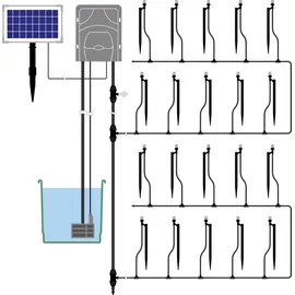 esotec WaterSpray Bewässerungssystem grau