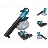 Makita DUB 187 RG2 Akku Laubbläser und Laubsauger 18 V Brushless + 2x Akku 6,0 Ah + Ladegerät