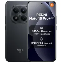 Xiaomi Redmi Note 15 Pro+ 5G 12 GB RAM 512 GB Black