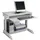 Twinco PC-Arbeitstisch H720-1100xB900xT500mm lichtgrau fahrbar