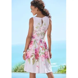 LASCANA Sommerkleid Rosé bedruckt 38