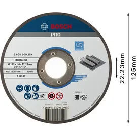 Bosch Trennscheibe Expert for Metal AS 46 S BF 125 mm 1 St.
