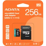 A-Data microSDXC Premier Pro 256GB Class 10 UHS-I V30 + SD-Adapter