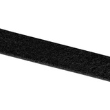 VELCRO® E00102533011425 Klettband zum Aufkleben Flauschteil (L x B) 25000mm x 25mm Schwarz 25m