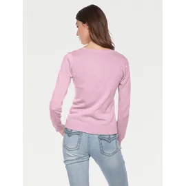 Heine Rundhals-Pullover rosa 38