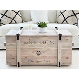 Truhe Couchtisch Holz massiv Wohnzimmertisch Truhentisch Kiste vintage shabby