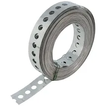 tecuro Lochband 25 mm x 10 m Rolle Edelstahl V2A