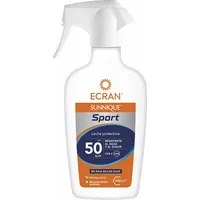 ECRAN Ecran, Sonnencreme, SUNNIQUE SPORT milk protect SPF50 spray gun 270 ml
