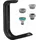Gardena Liano TapFix Schlauchhalter schwarz