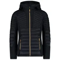 CMP Kid G Jacket Hybrid Fix Hood antracite-melone (48UP)