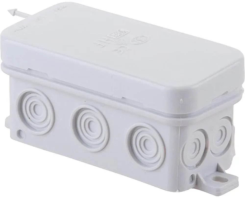 Mini-Abzweigdose FR/AP Thermoplast flammwidrig 85x45x40mm IP54 HUP Elektrotechnik