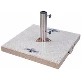 Doppler Schirmständer Granit 90 kg Silber