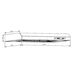 Klarstein UW60BL Dunstabzugshaube 60 cm Abzug Unterbau LED 210 m3/h Schwarz