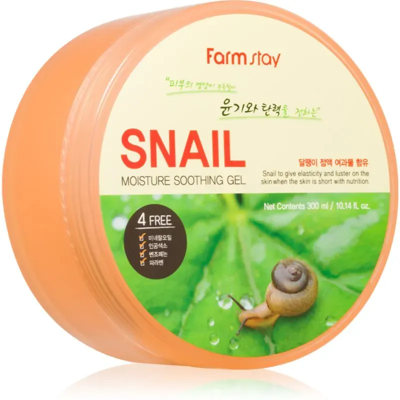 Farmstay Snail beruhigendes Gel Für Gesicht und Körper 300 ml