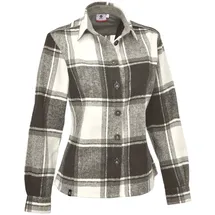 Maul Flanell Bluse Braun 40