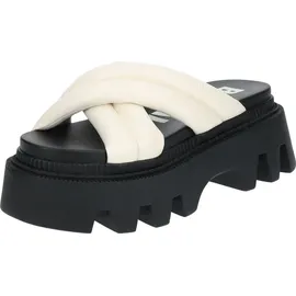 Buffalo Flora schwarz / offwhite 39